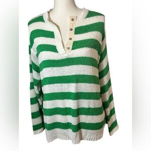 NWT All Dressed Down Striped Knit Sweater from the brand POL.  Retail $55.00